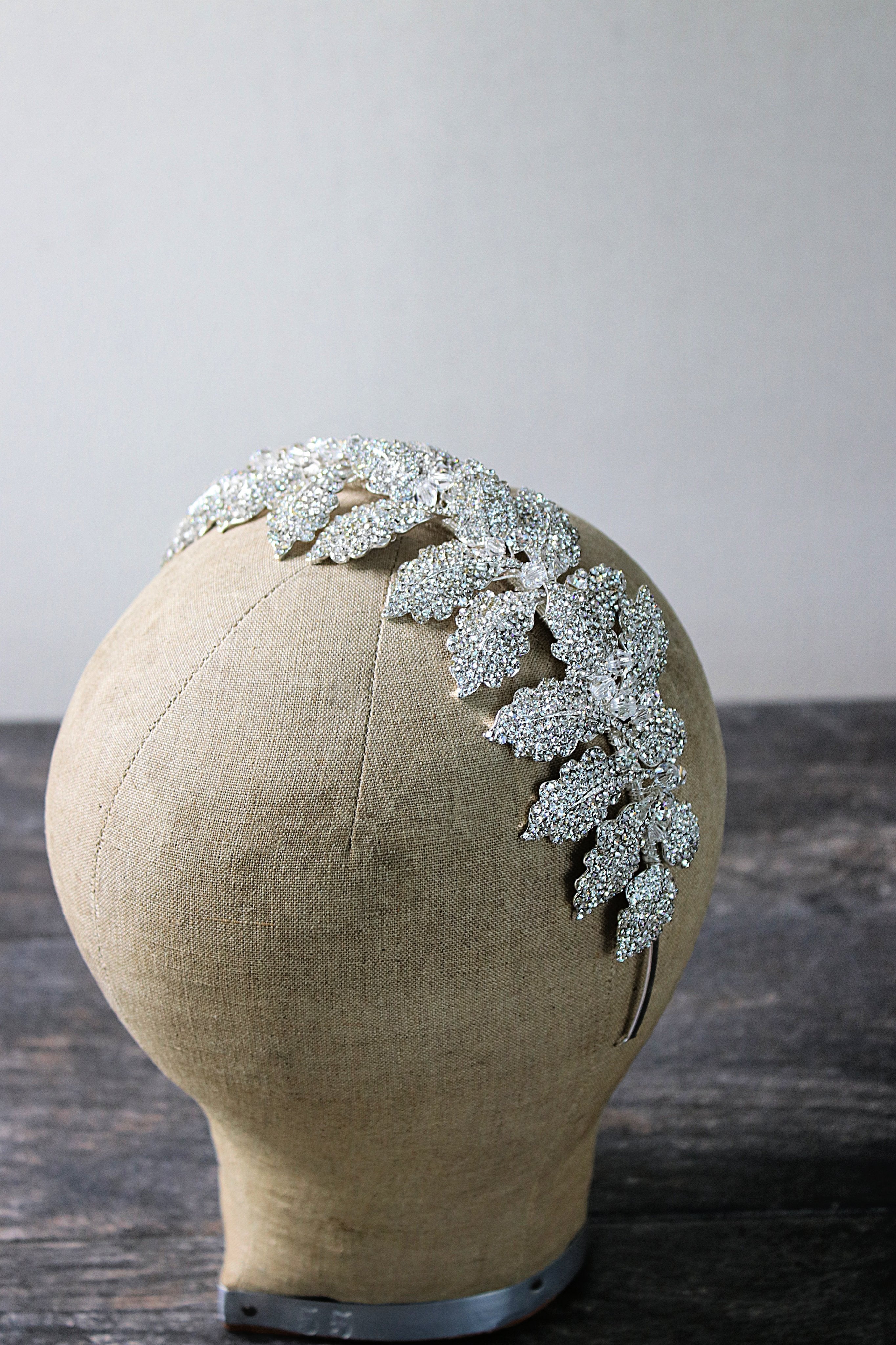 EDEN LUXE Bridal Tiara LAUREL Coronet Headpiece Tiara