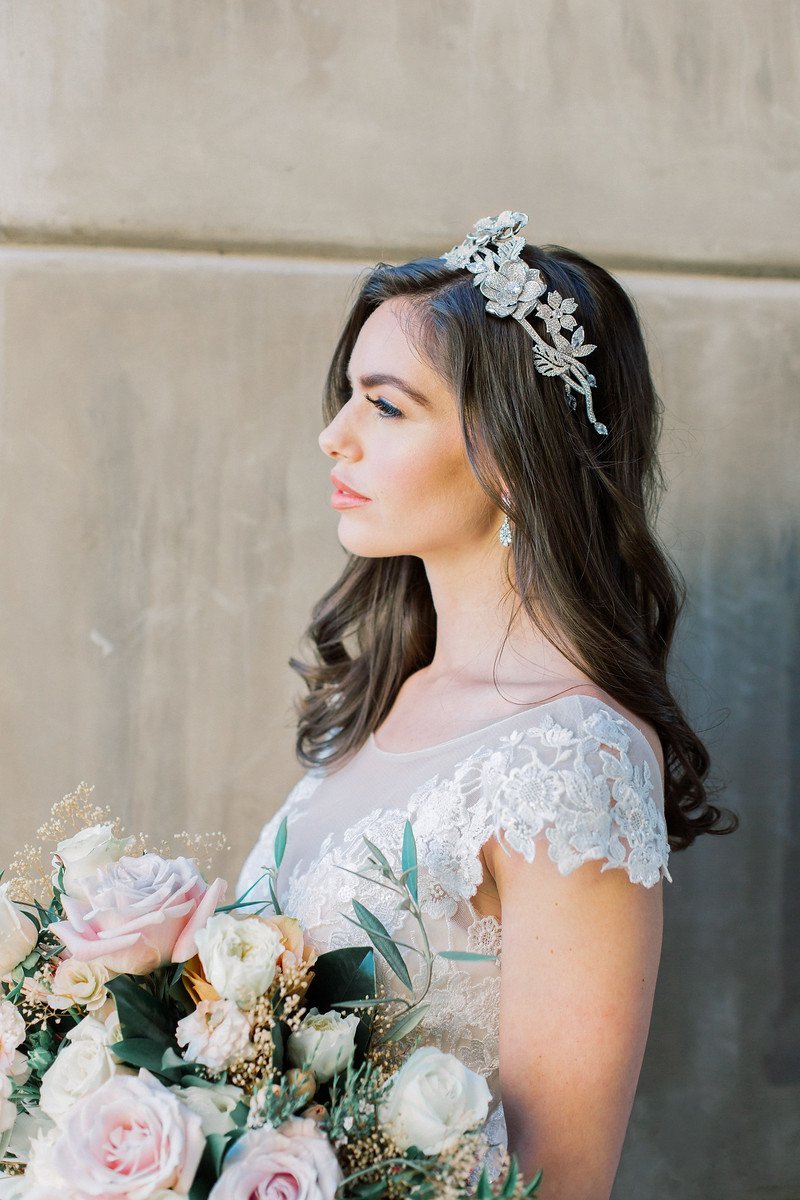 luxury bridal headpiece | EDEN LUXE Bridal