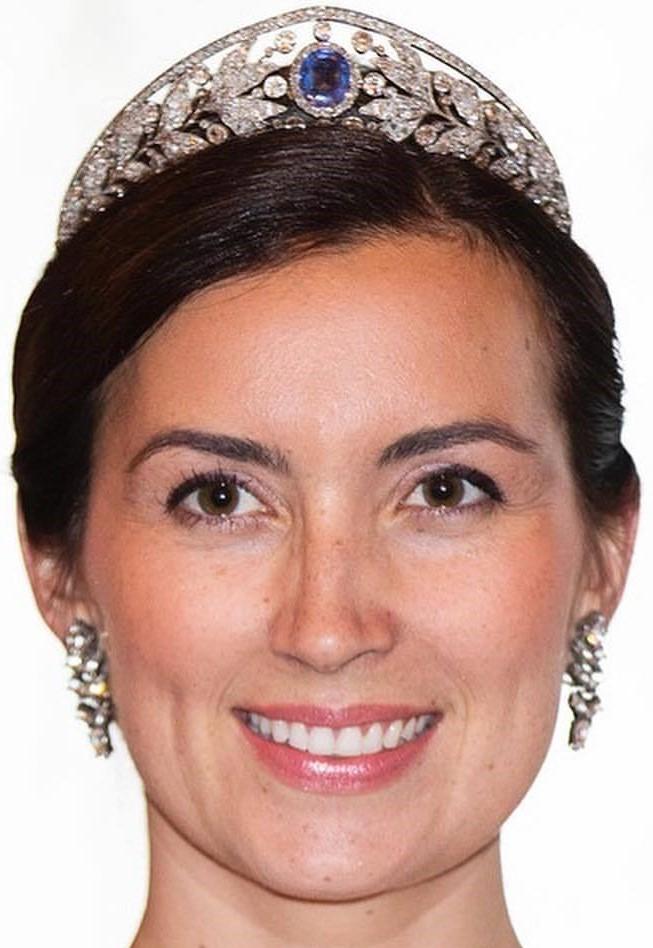 EDEN LUXE Bridal Tiara MARIE ADELAIDE Simulated Diamond Royal Bridal Crown