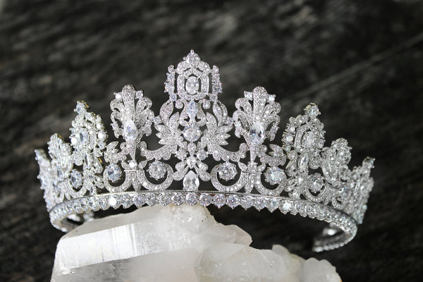 EDEN LUXE Bridal Tiara Petite PERSEPHONE Royal Bridal Crown