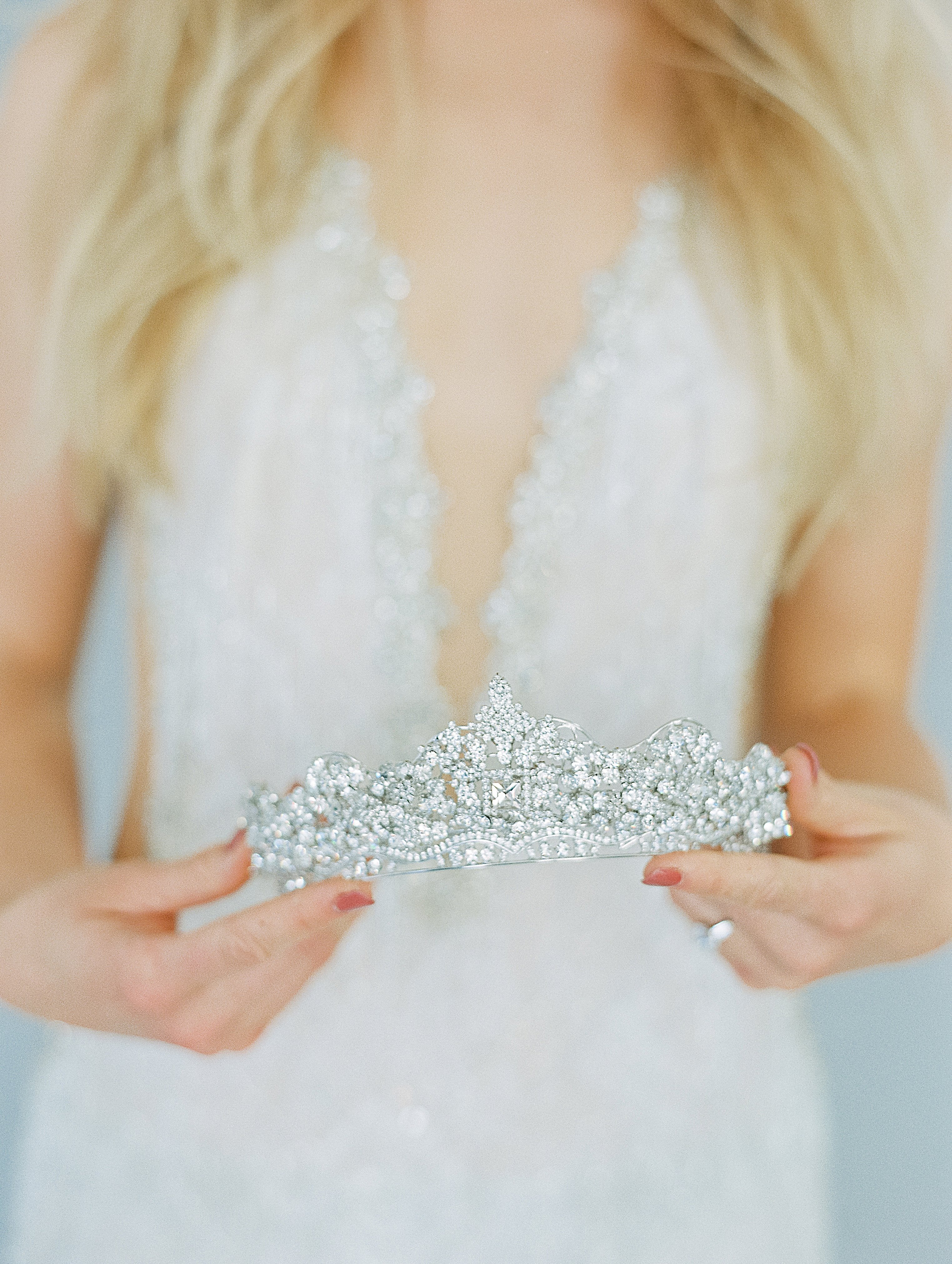 EDEN LUXE Bridal Tiara SHELLIE Gold Bridal Tiara