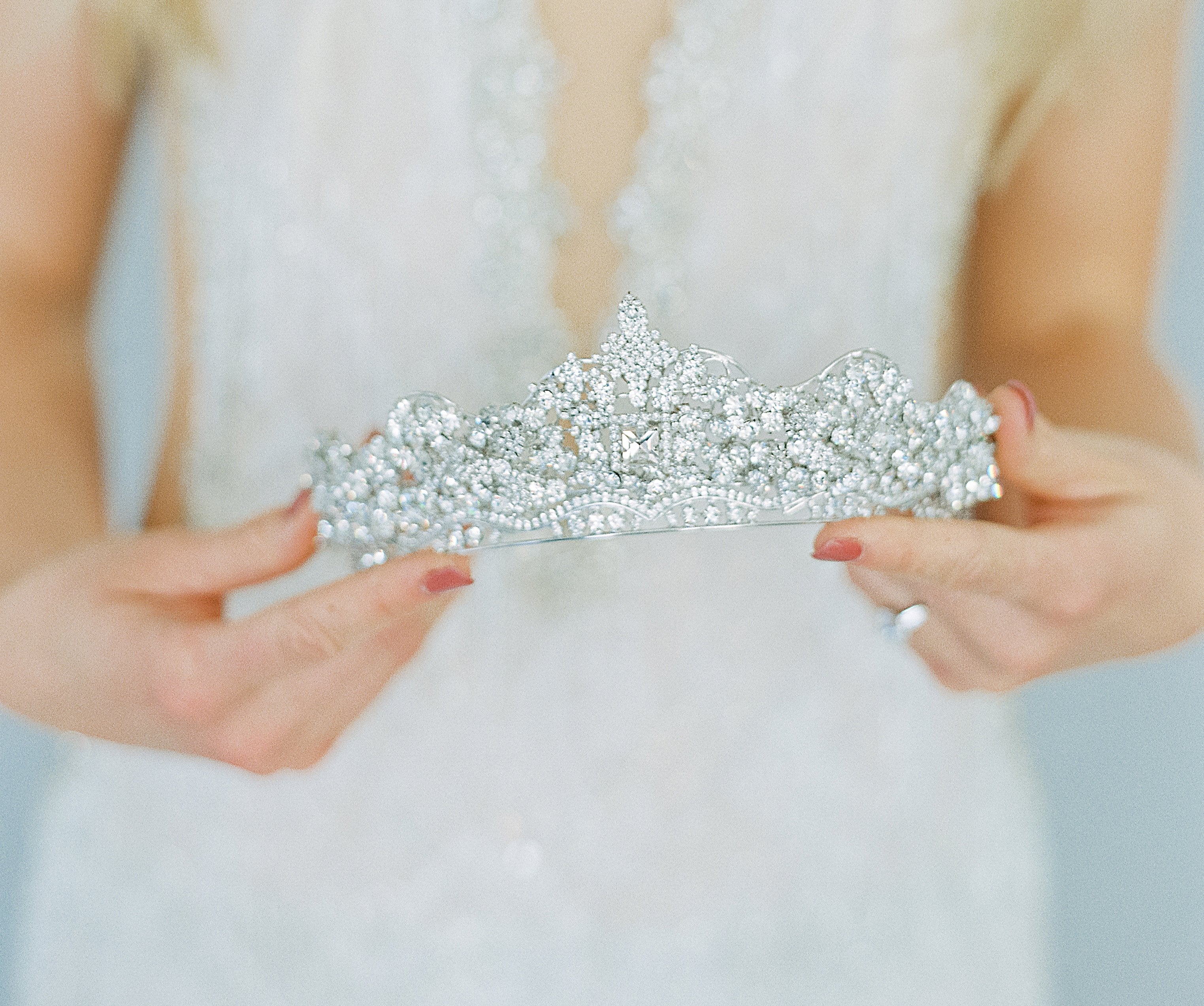 EDEN LUXE Bridal Tiara SHELLIE Gold Bridal Tiara