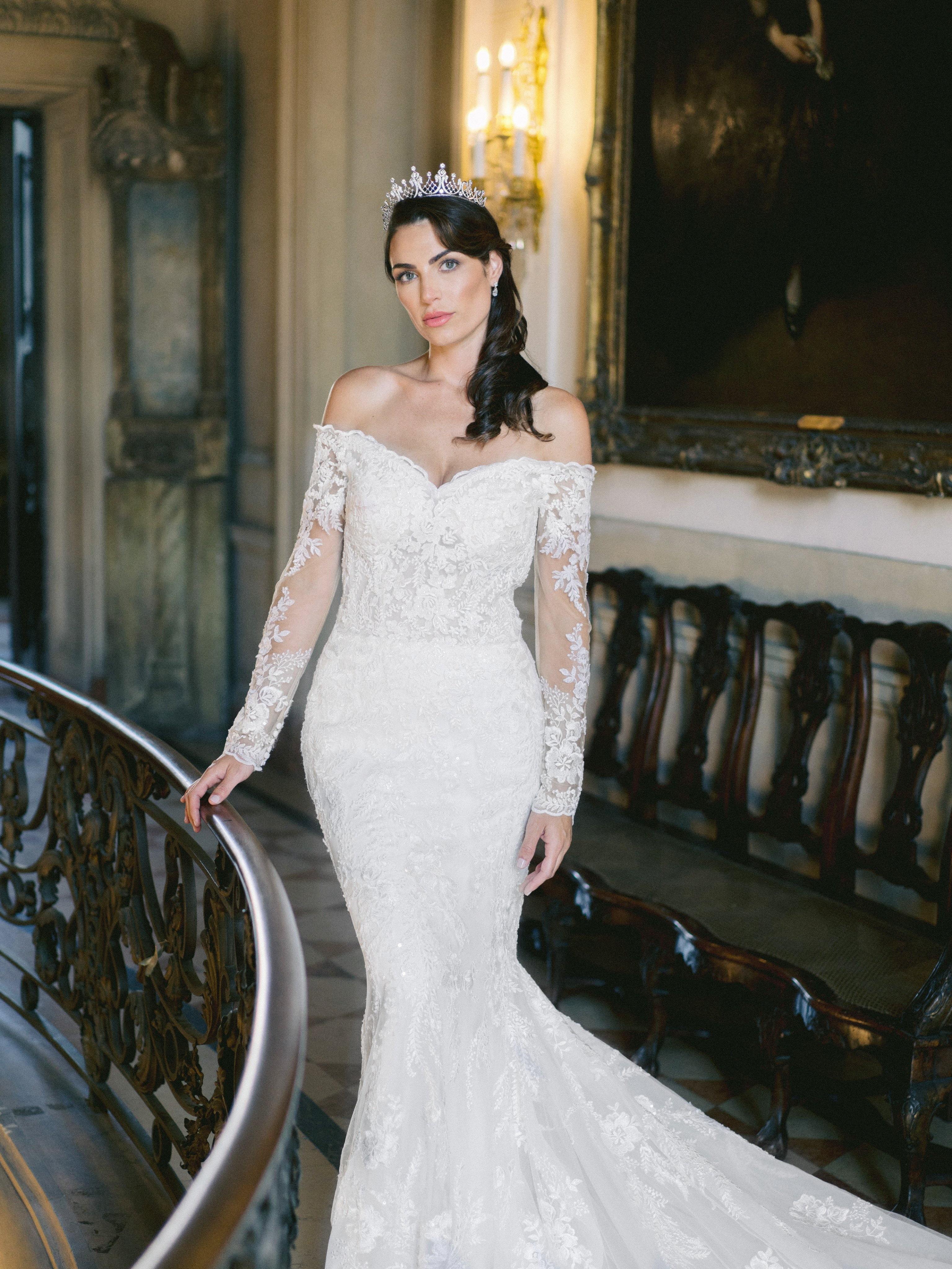 EDEN LUXE Bridal Tiara TAYLOR TODD Simulated Diamond Tiara
