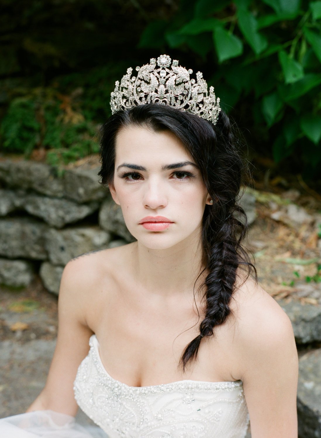 EDEN LUXE Bridal Tiaras Bespoke Sapphire CALISTA Swarovski Crystal Bridal Tiara