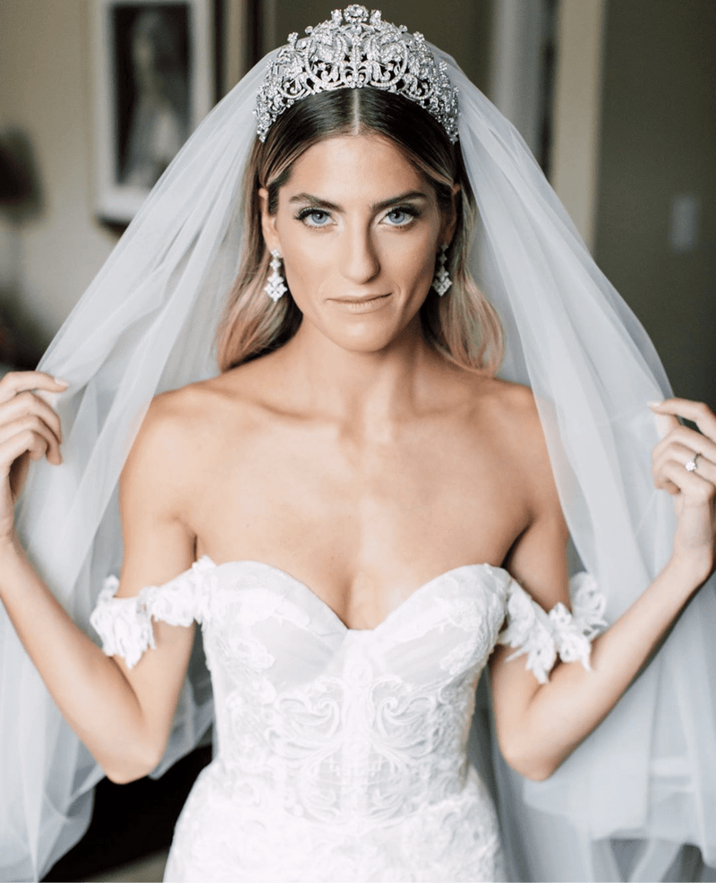 Bespoke Swarovski Crystal Bridal Tiara CALISTA EDEN LUXE Bridal