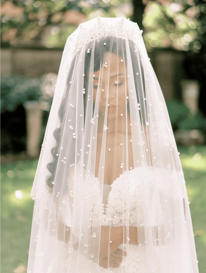 One Blushing Bride Waltz Length Wedding Veil, Raw Edge Ballet Bridal Veil, Simple Veil Ivory / 45-48 Inches