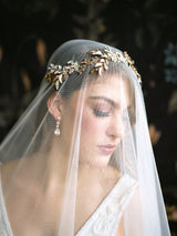 EDEN LUXE Bridal Veils Ivory / Comb Attached AMBRELL Royal Cathedral Drop Veil