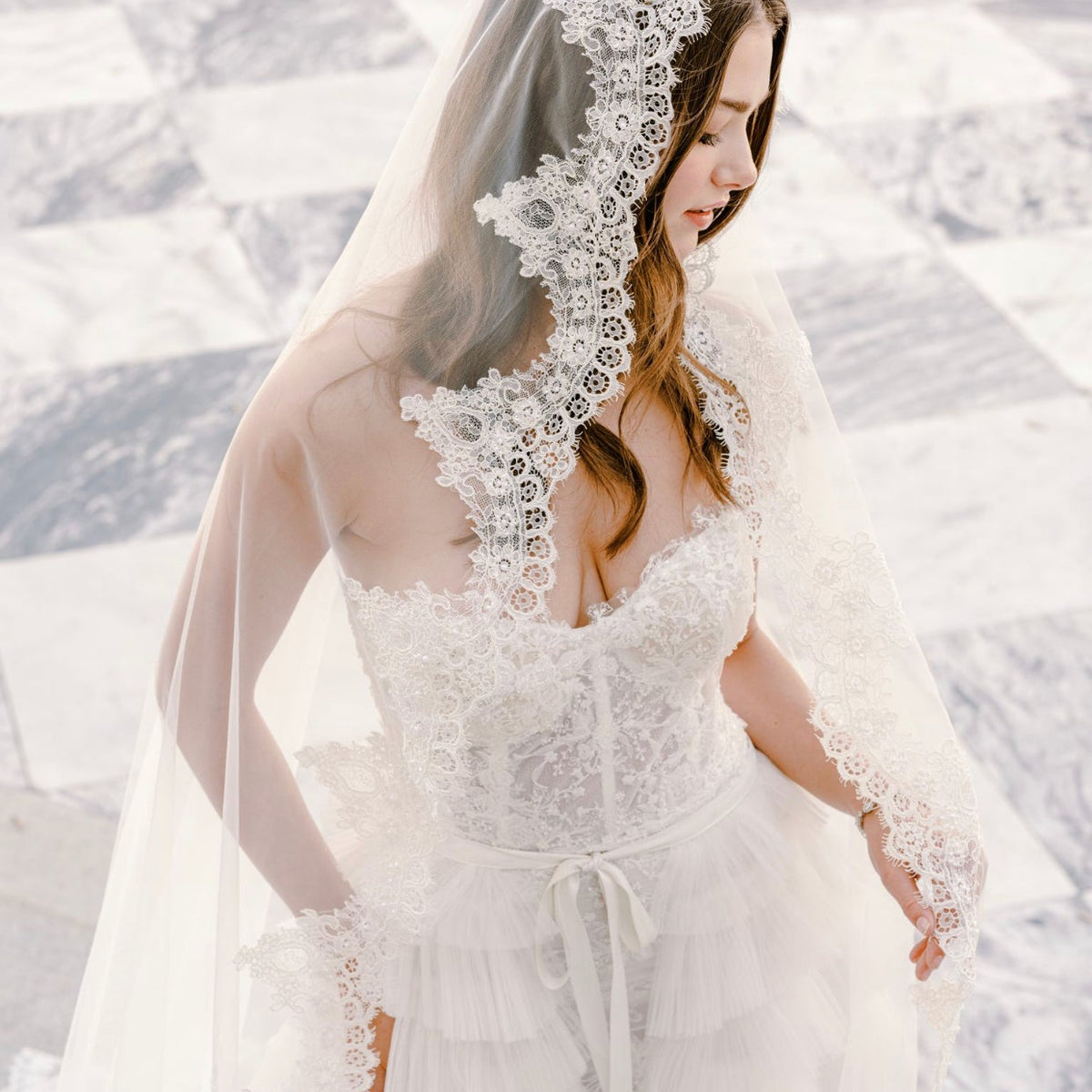 Veil Cathedral Wedding Veil Lace Cathedral Bridal Veil VALENTINA Veil Cathedral Wedding Veil Lace Cathedral Bridal Veil VALENTINA