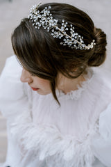 Opulence Crystal Hair Vine Bridal Headpiece | EDEN LUXE Bridal