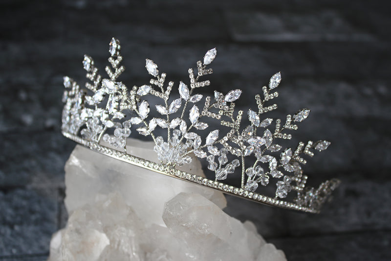 HENRIETTE Simulated Diamond Wedding Crown